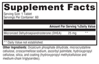 DHEA Micronized 25mg