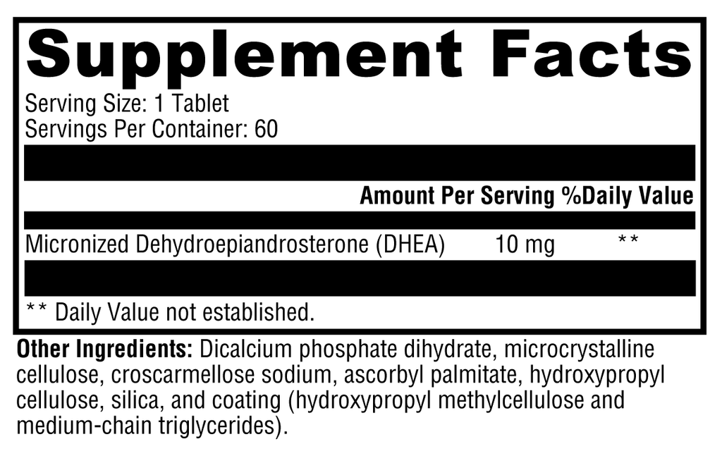 DHEA Micronized 10mg