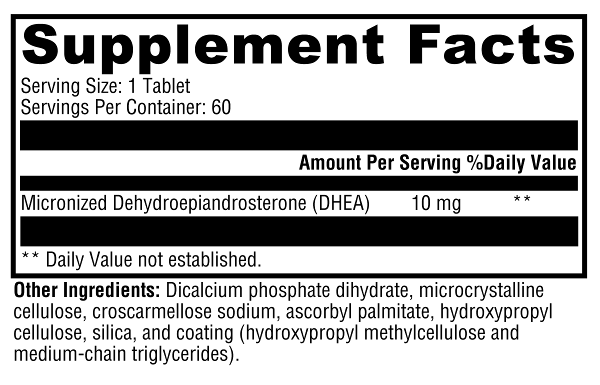DHEA Micronized 10mg