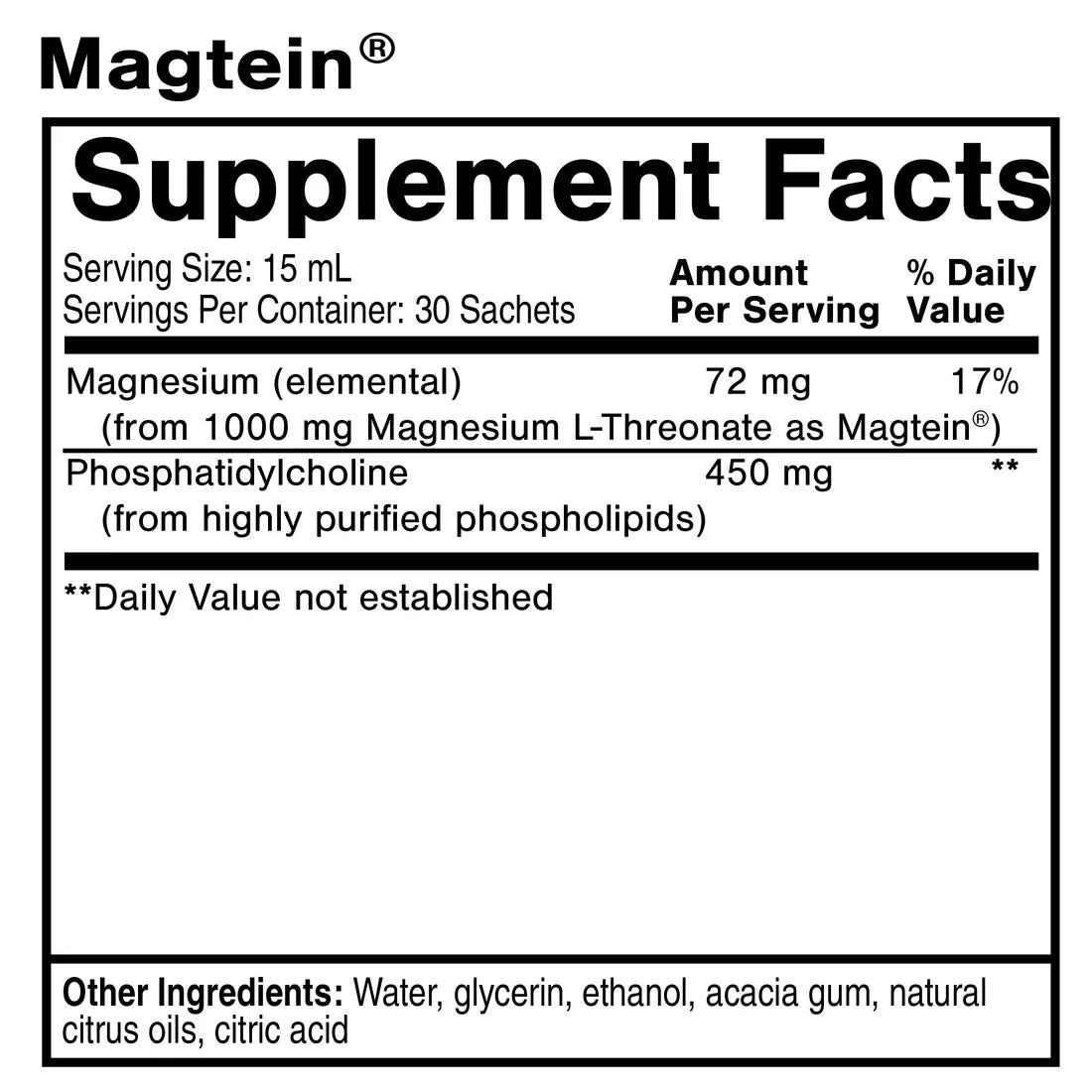 Liposomal Magtein® Sachets