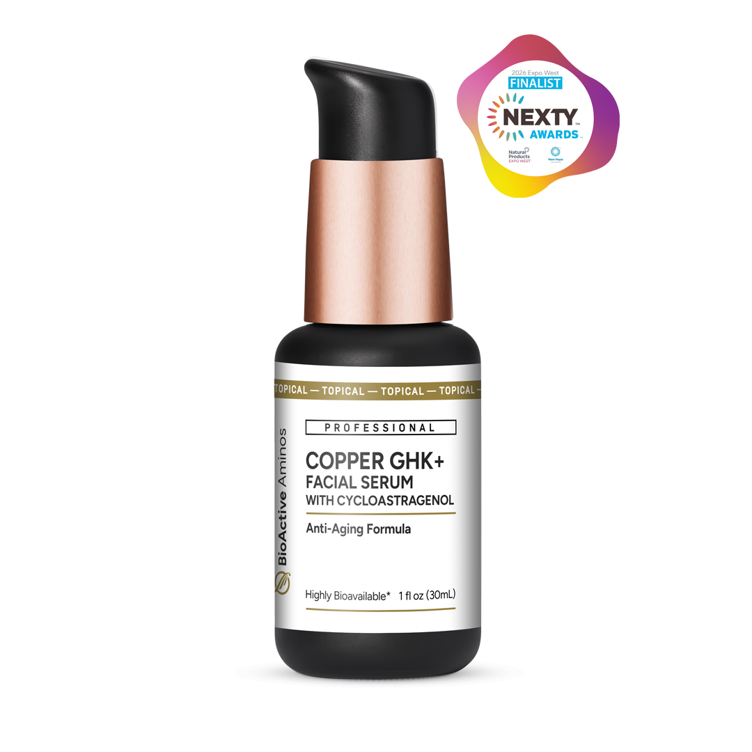 Copper GHK+ Facial Serum with Cycloastragenol – 30 mL