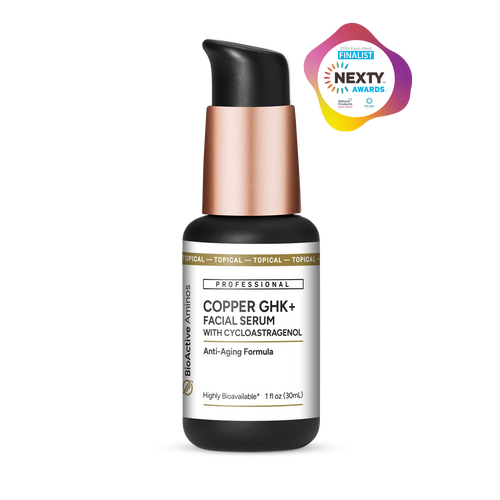 Copper GHK+ Facial Serum with Cycloastragenol – 30 mL