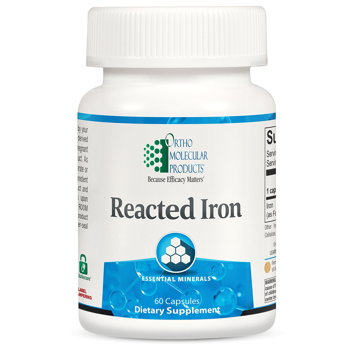 Reacted Iron – 60 capsules