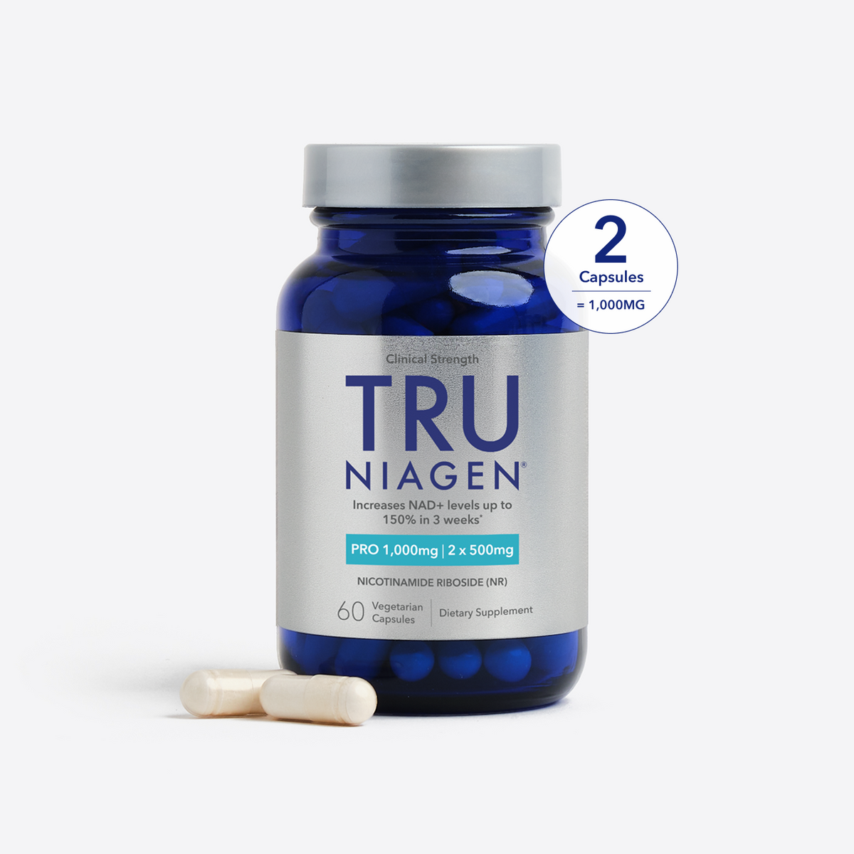 Tru Niagen Pro 1,000mg – 60 capsules